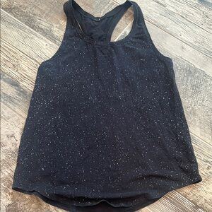 Lululemon Women's Black Speckled Tank Top
